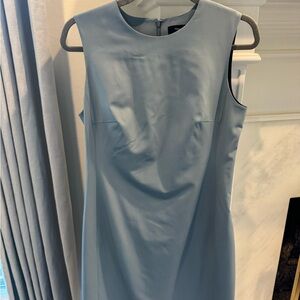 Therory Sleeveless Light Blue Sheath Dress